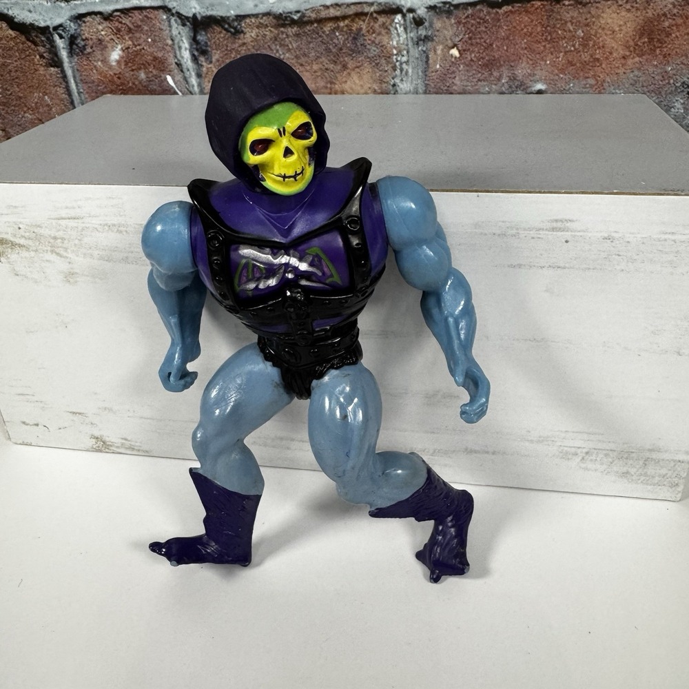 MASTERS OF THE UNIVERSE 1983‎ Mattel Battle Armor Skeletor MOTU He-Man Soft Head